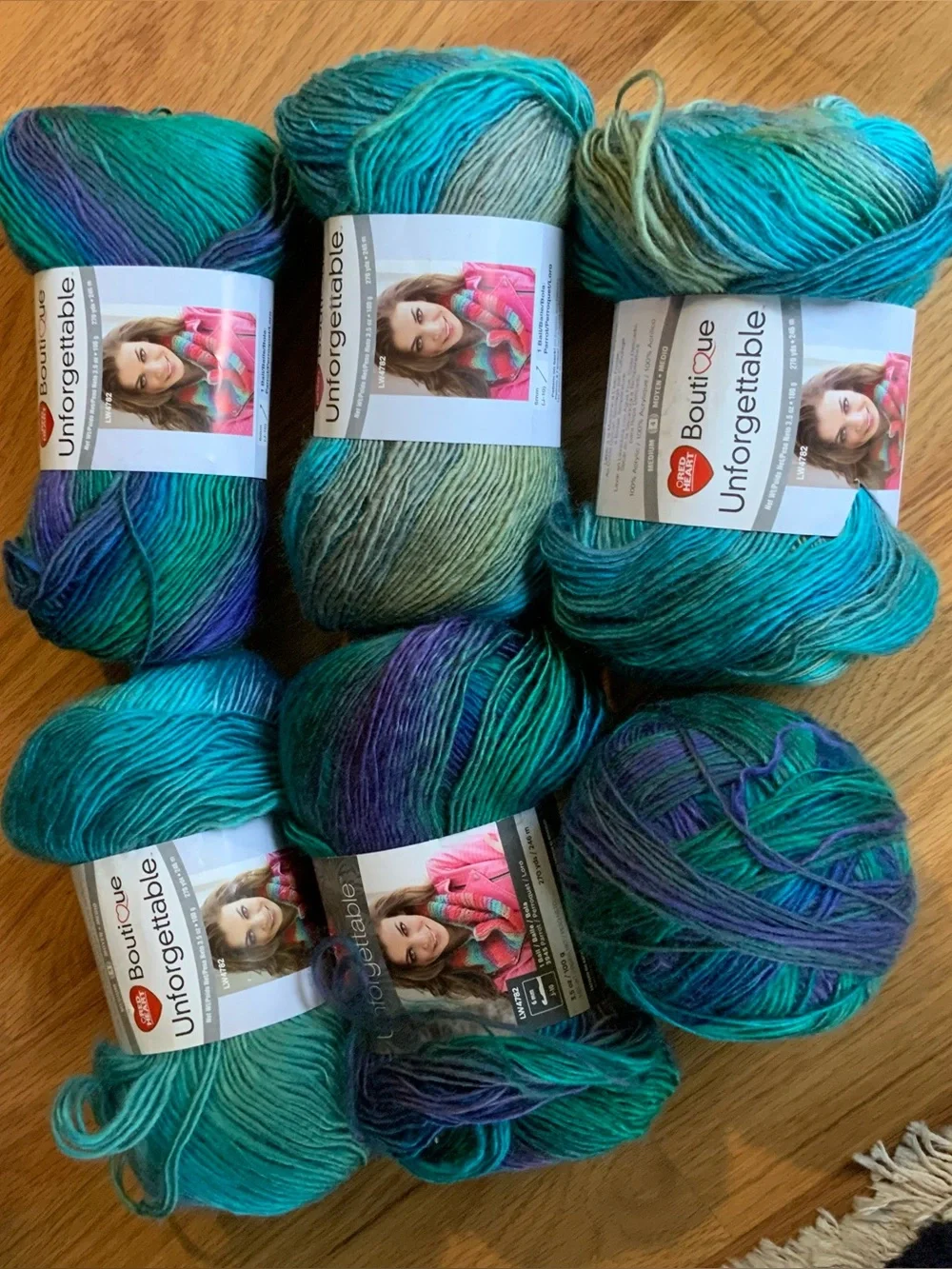 Red Heart Boutique Unforgettable Yarn - Tidal and Dragonfly - Baby Blanket